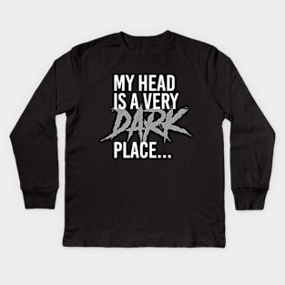 DARK PLACE Kids Long Sleeve T-Shirt